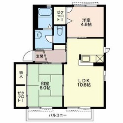 玉垣駅 徒歩13分 2階の物件間取画像